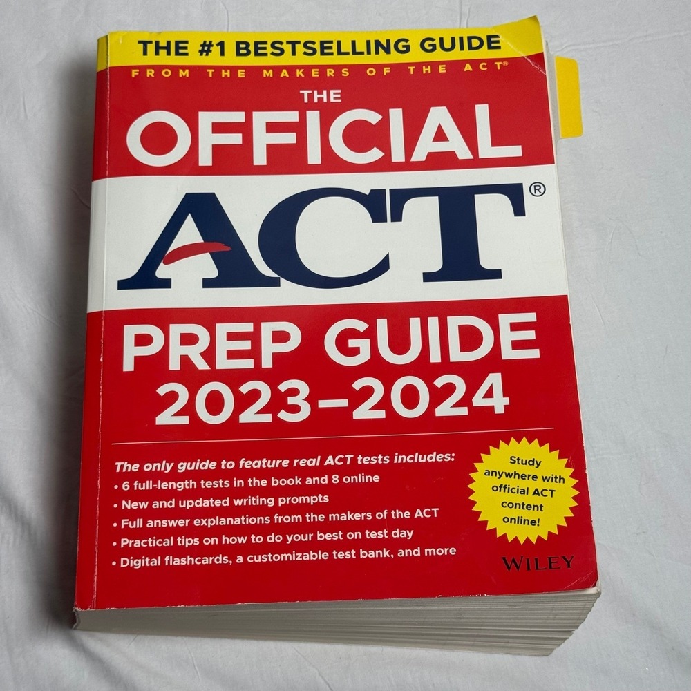Wiley The Official ACT Prep Guide 2023-2024 Students OS Student Education Exam
